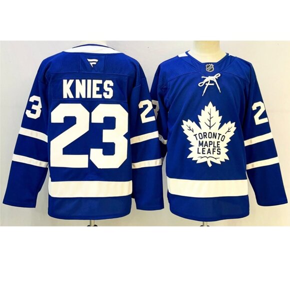 Mens Matthew Knies Blue Stitched Jersey